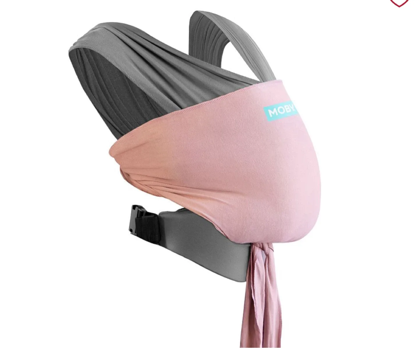 Moby Wrap Baby Carrier - Dusty Rose thumbnail