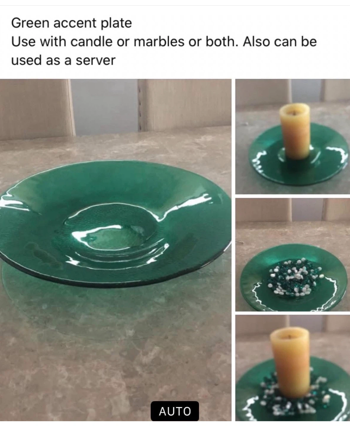 Green Accent Plate