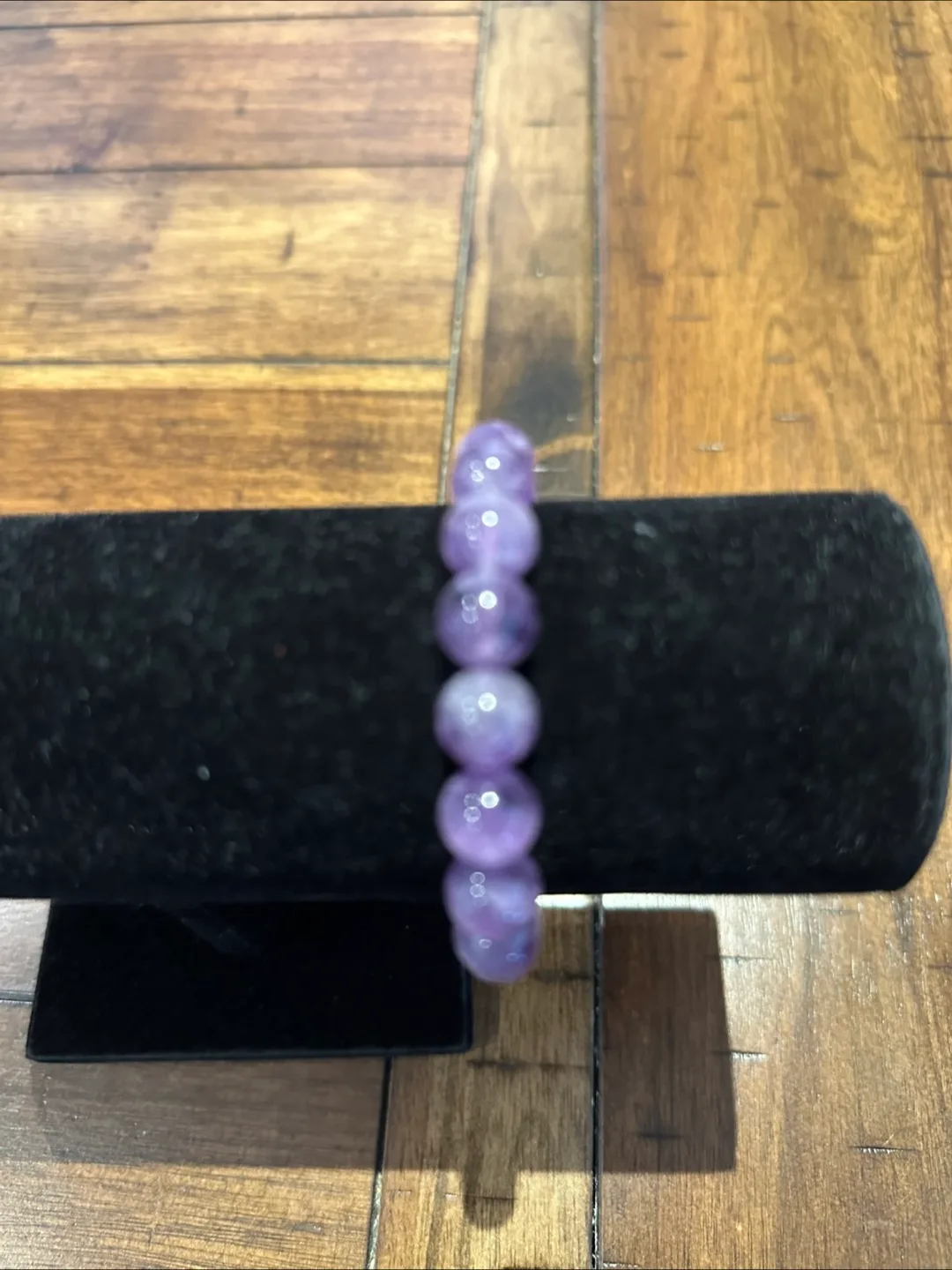 Real Amethyst Crystal Bracelet - New image indicator(2)