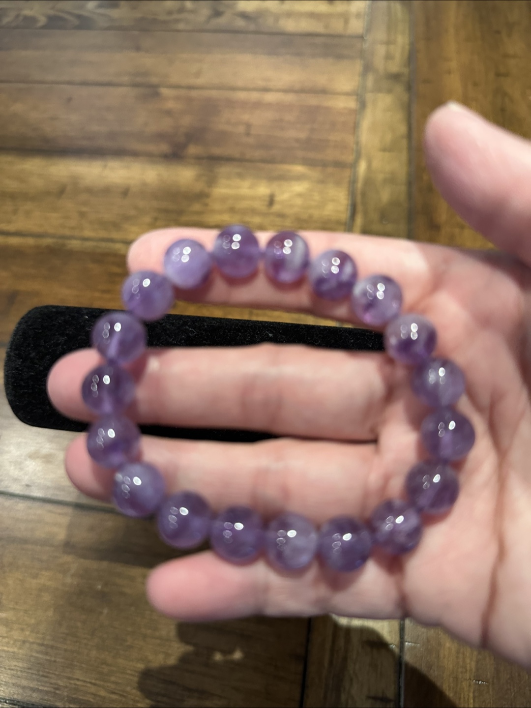 Real Amethyst Crystal Bracelet - New