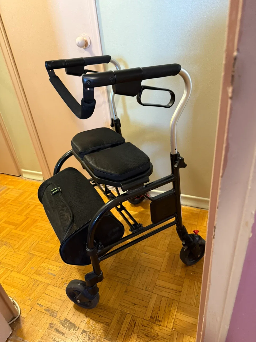 Rollator Walker with Seat & Storage