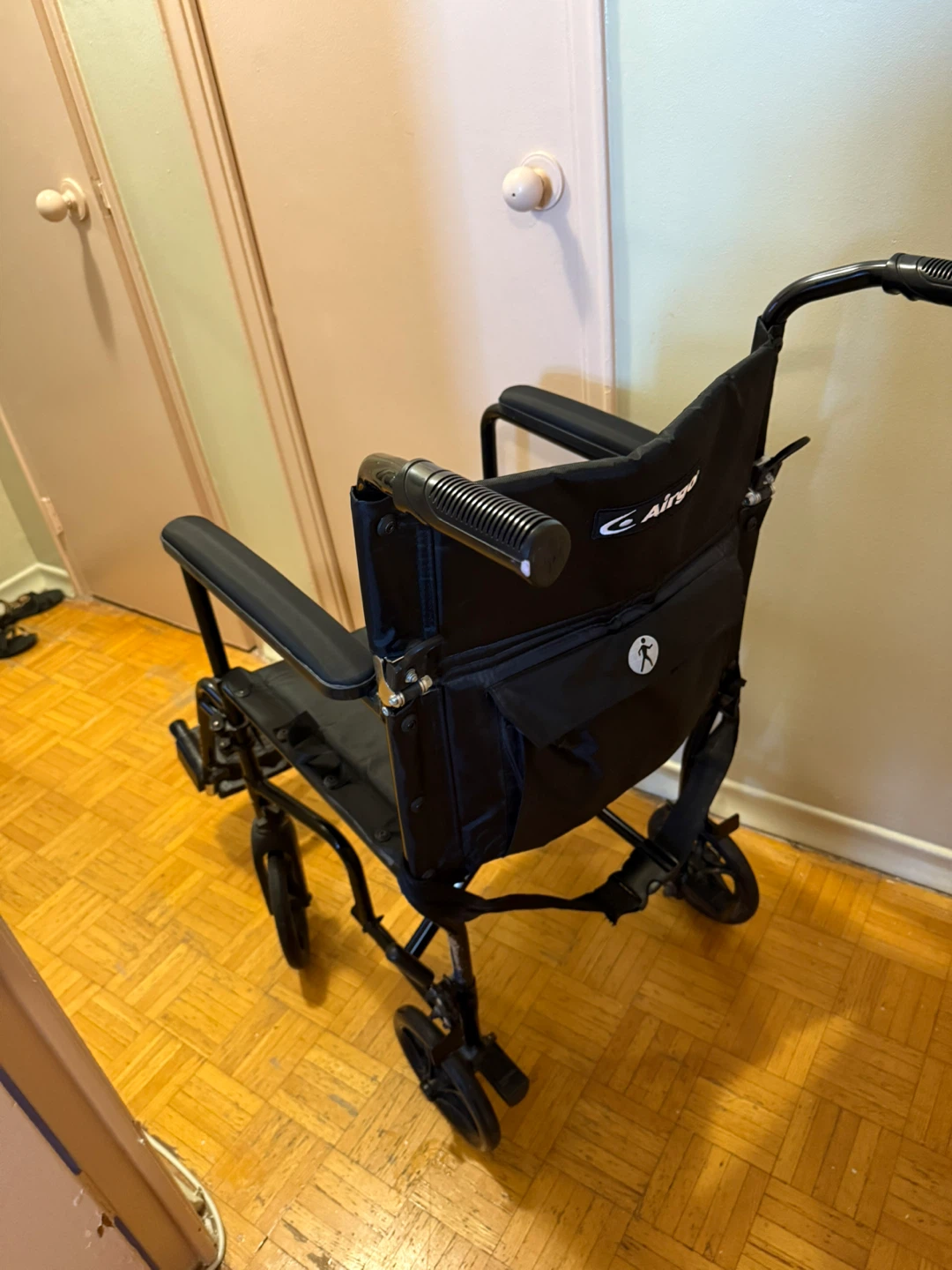Airgo Ultra-Lightweight Transport Chair - Black - photo 2