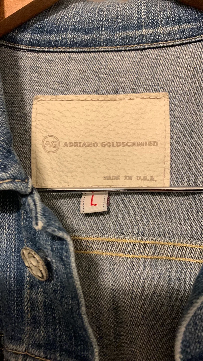 AG Adriano Goldschmied Robyn Denim Jacket - Size L image indicator(4)