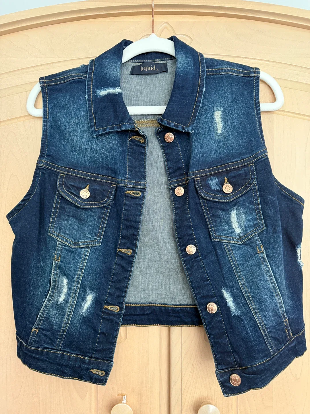 Liquid X Denim Vest Medium thumbnail