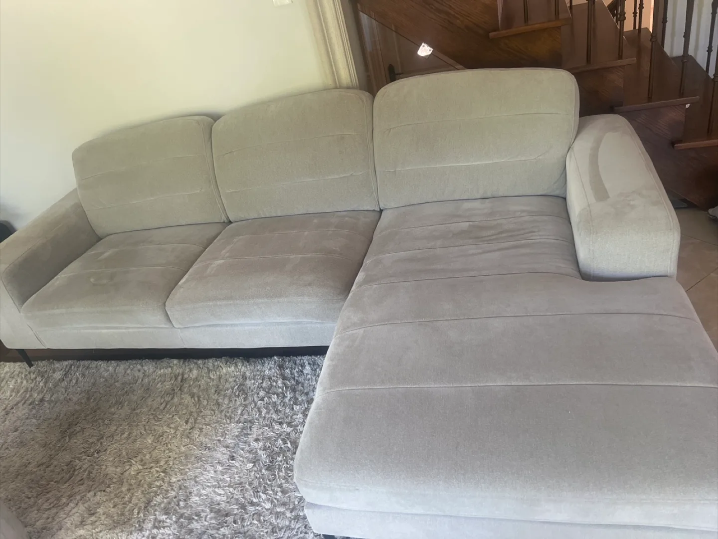Sectional Sofa - Light Grey image indicator(2)
