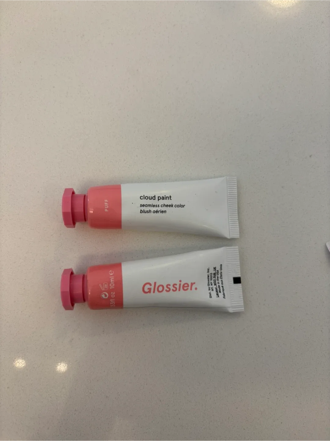 Set of 2 Glossier Cloud Paint in Puff pink colour (NEW) thumbnail