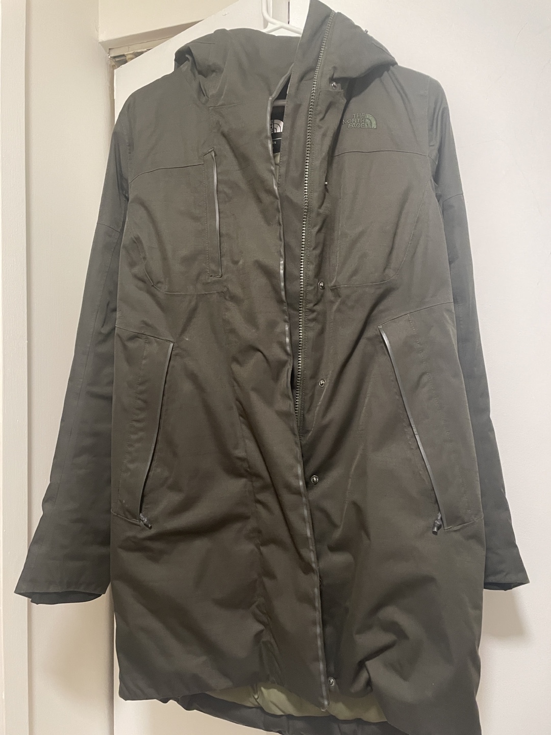 The North Face Olive Green Parka - Women's Size S
