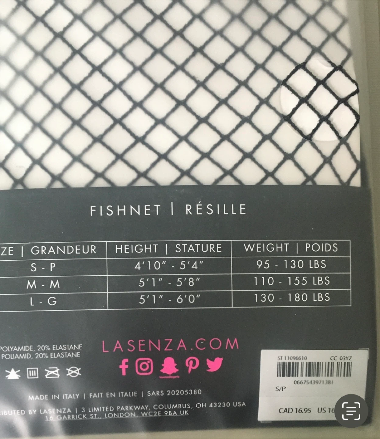 La Senza Fishnet Stockings - Size S/P - photo 2