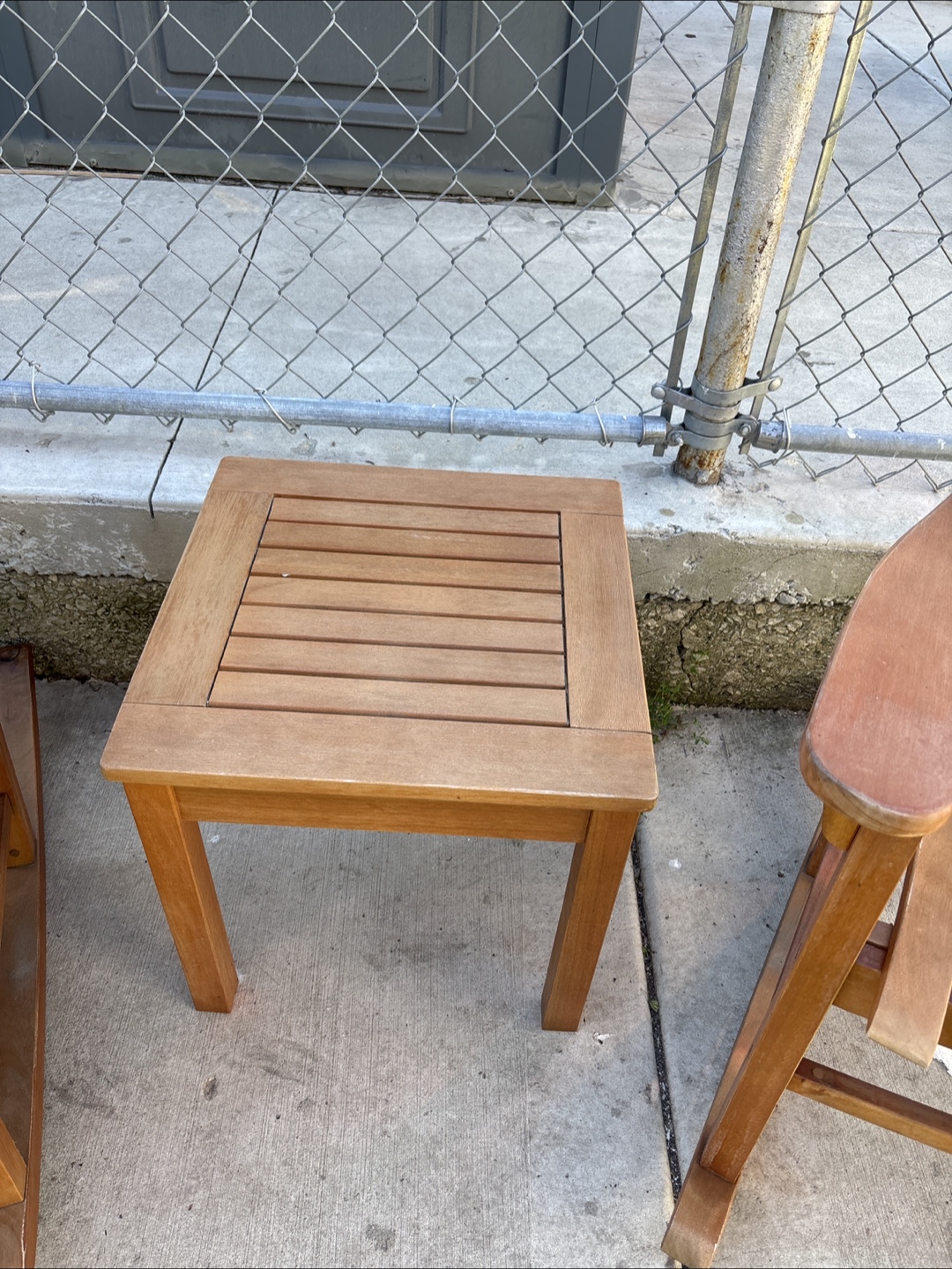 wood rocking chairs patio set - photo 3