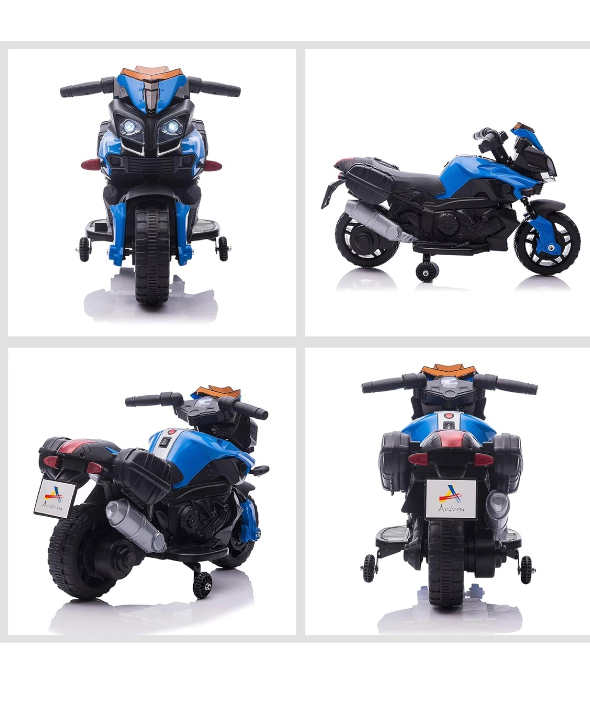 Avantera Kids Ride-On Motorcycle, Blue - photo 4