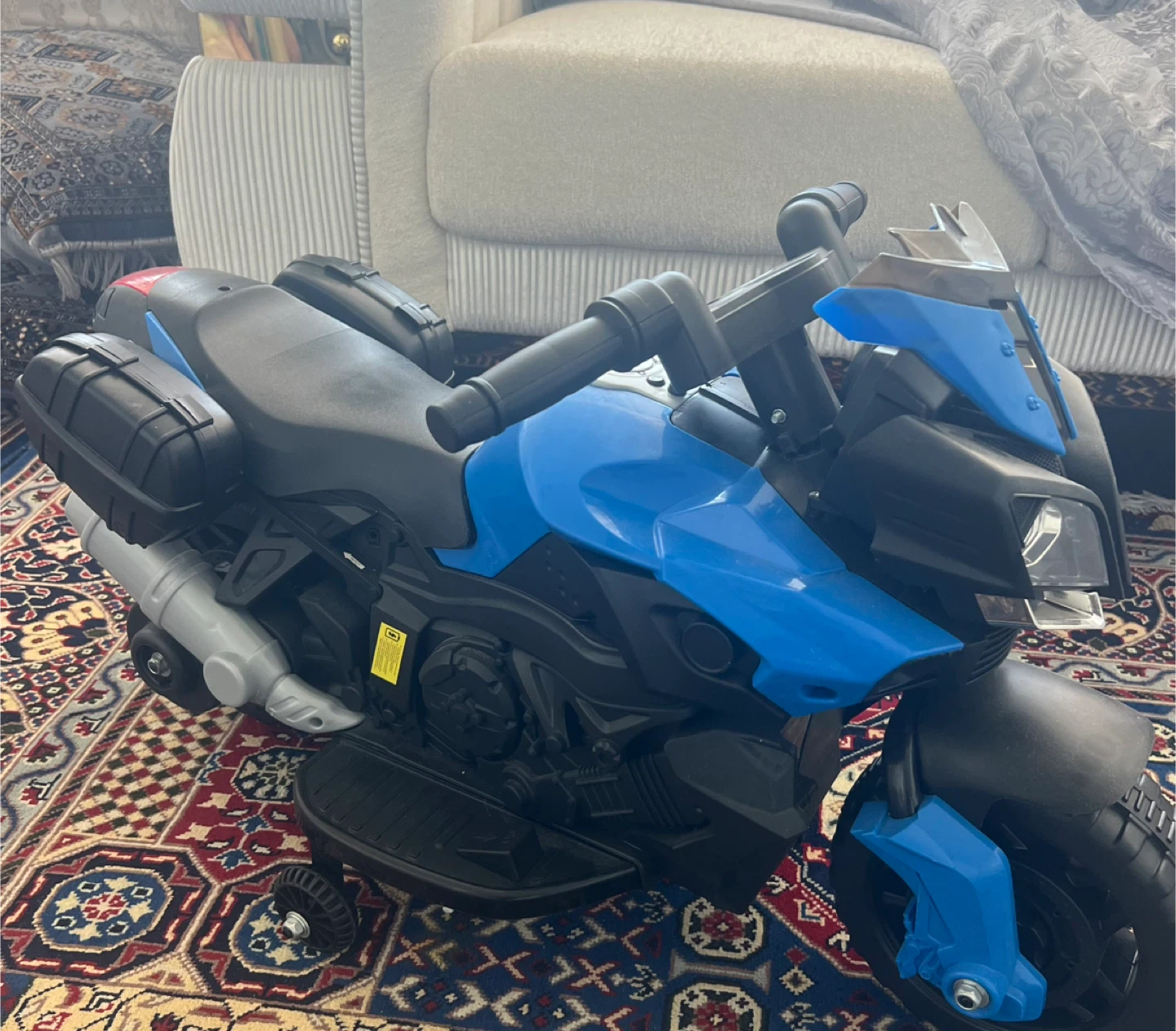 Avantera Kids Ride-On Motorcycle, Blue - photo 2