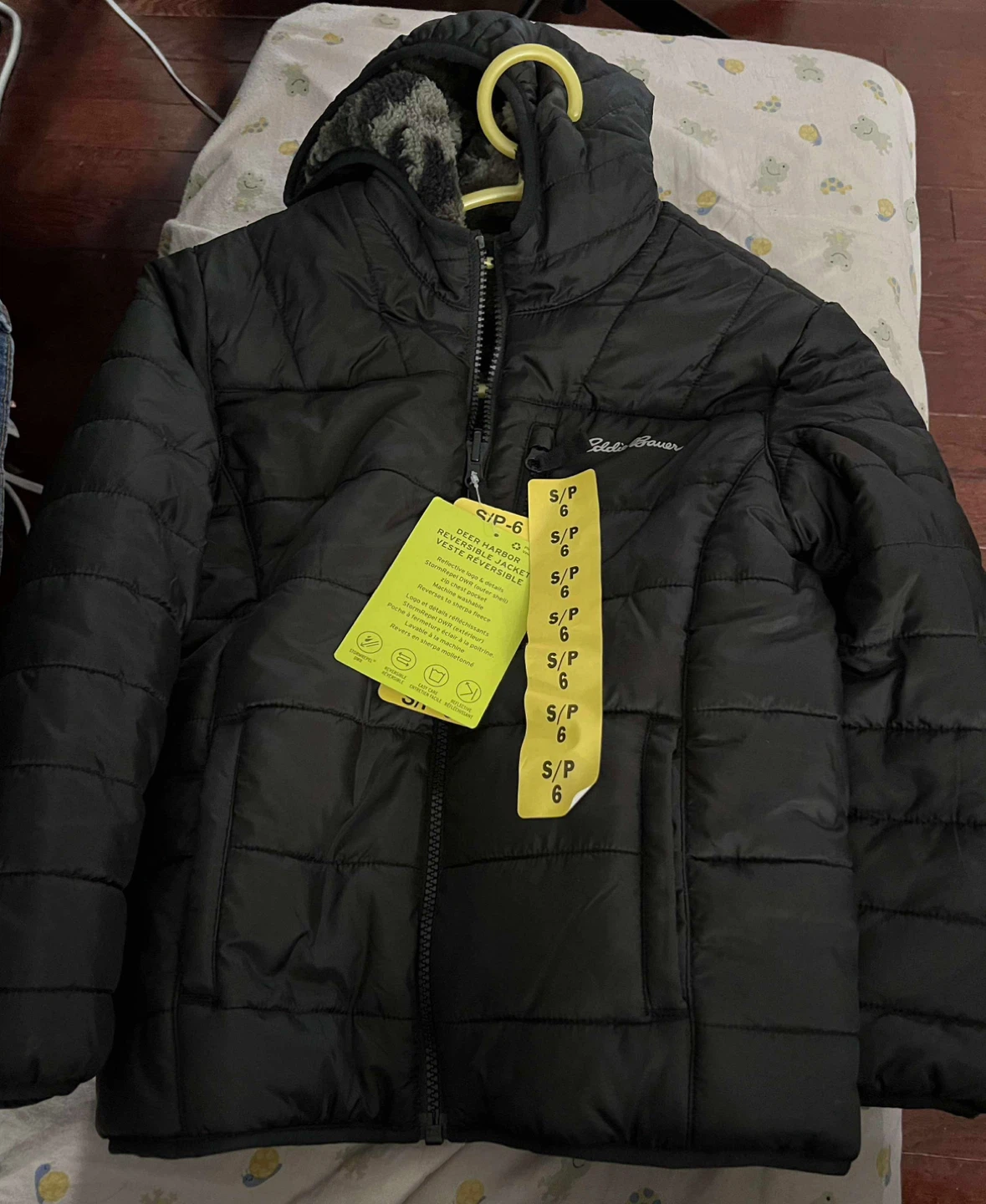 Eddie Bauer Deer Harbor Reversible Jacket - Size S/P 6
