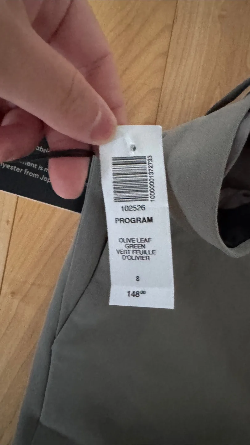 Aritzia Babaton Program Olive Leaf Green Pants Brand New image indicator(4)