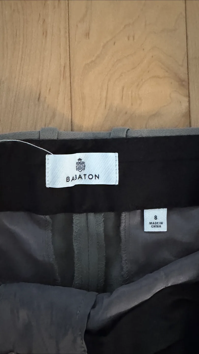 Aritzia Babaton Program Olive Leaf Green Pants Brand New image indicator(3)