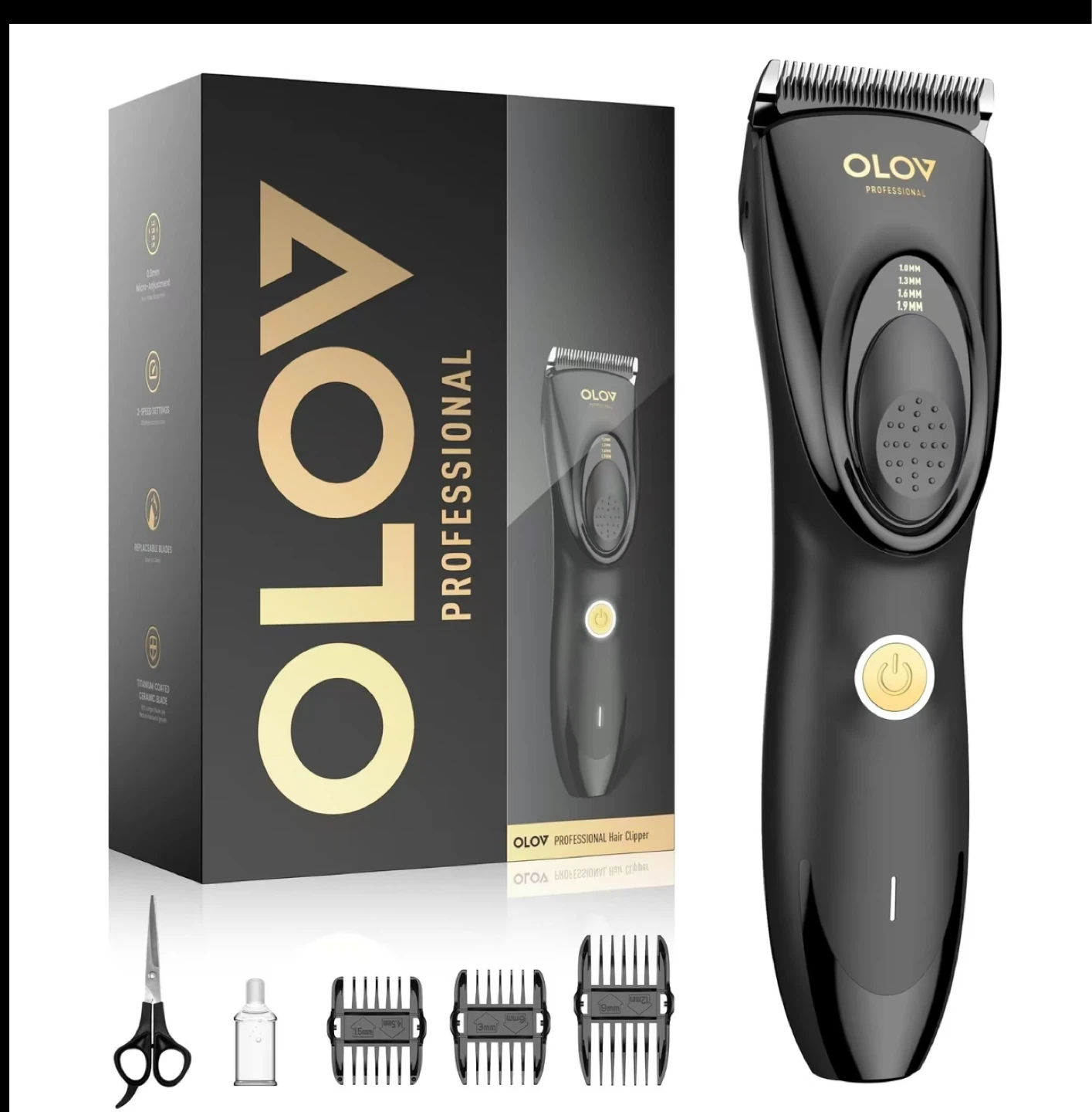 OLOV Professional Hair Clipper Kit