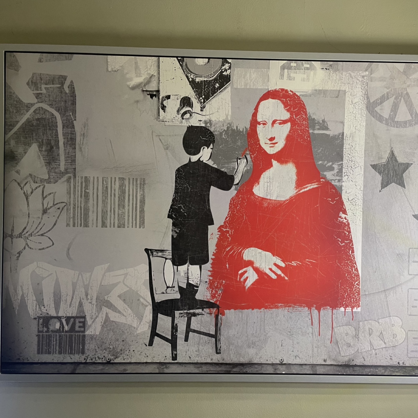 Ikea large framed poster