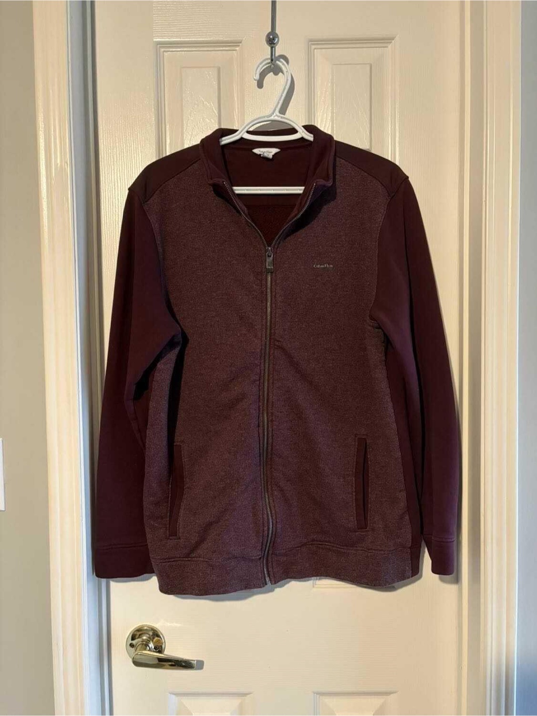 Calvin Klein M Jacket - Burgundy