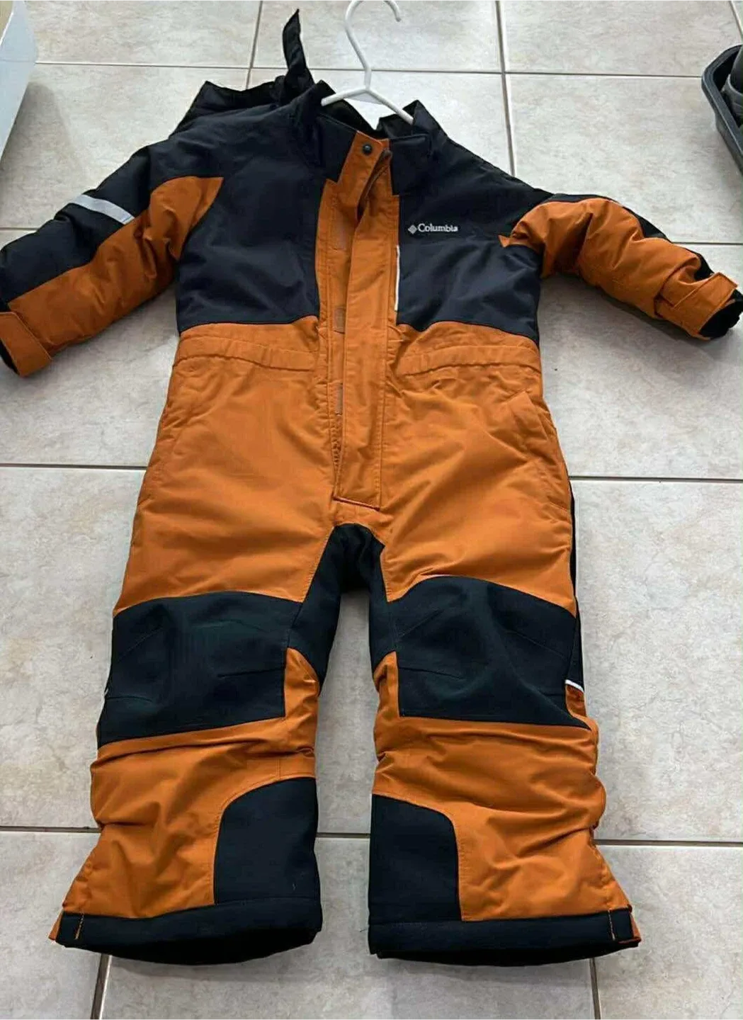 Columbia Kids' 3t Snowsuit - Orange & Black thumbnail