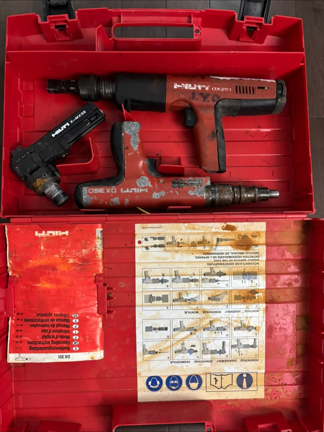 Hilti DX 251, DX 350, X-MX32 Nail Guns thumbnail
