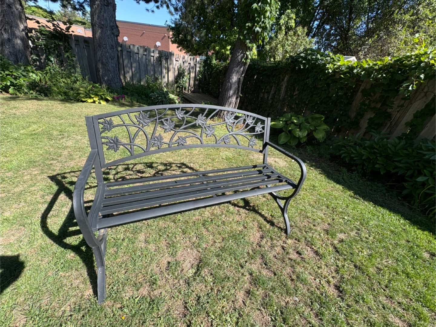 Maple Leaf Park Bench - Home Collection - photo 2