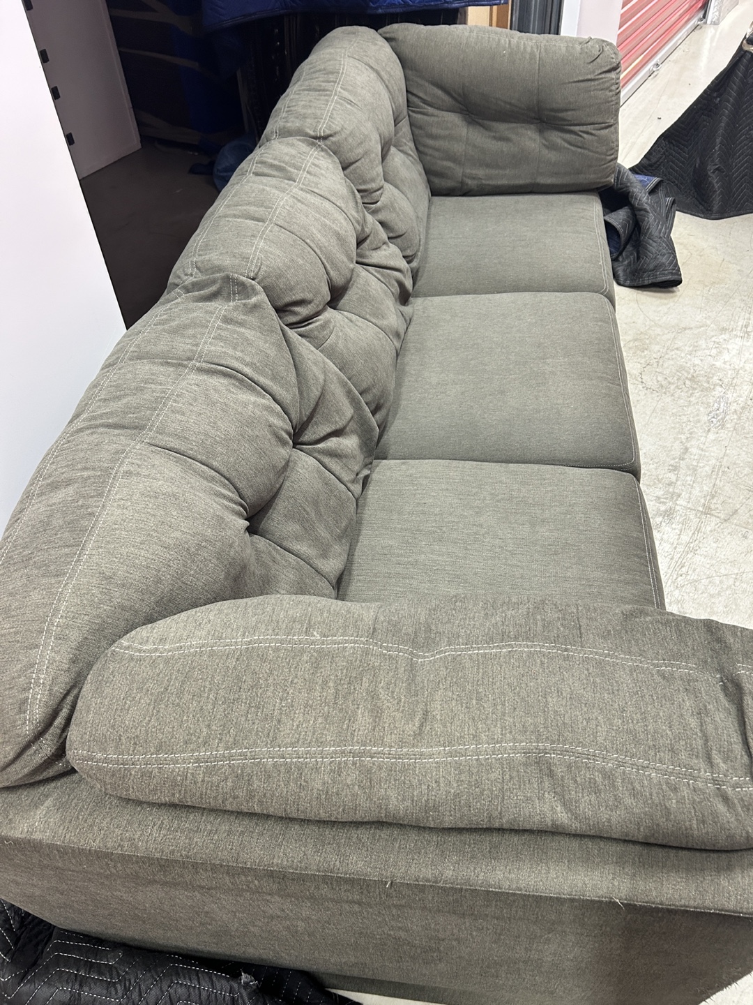 Large Gray Sofa - Used - photo 3