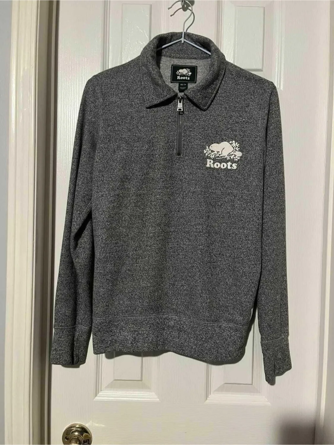 Roots XS/TP Grey 1/4 Zip Pullover image indicator(3)