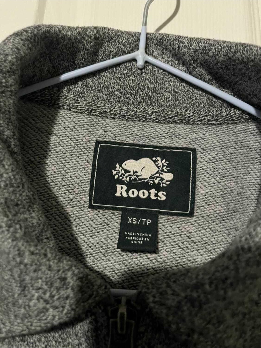 Roots XS/TP Grey 1/4 Zip Pullover - photo 2