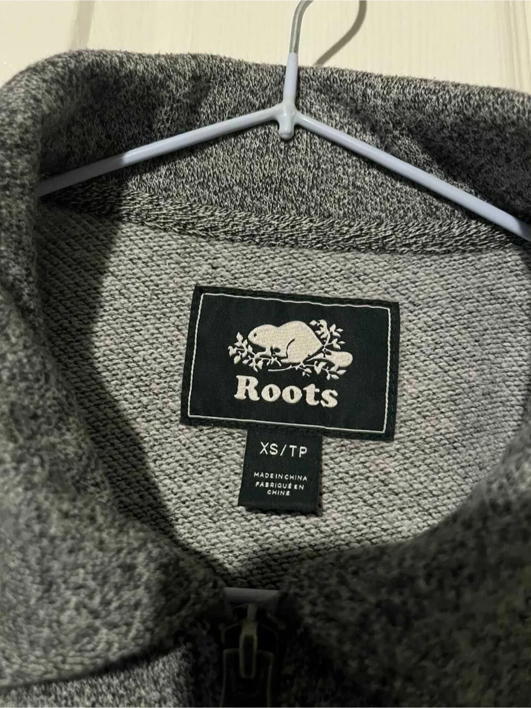 Roots XS/TP Grey 1/4 Zip Pullover image indicator(2)