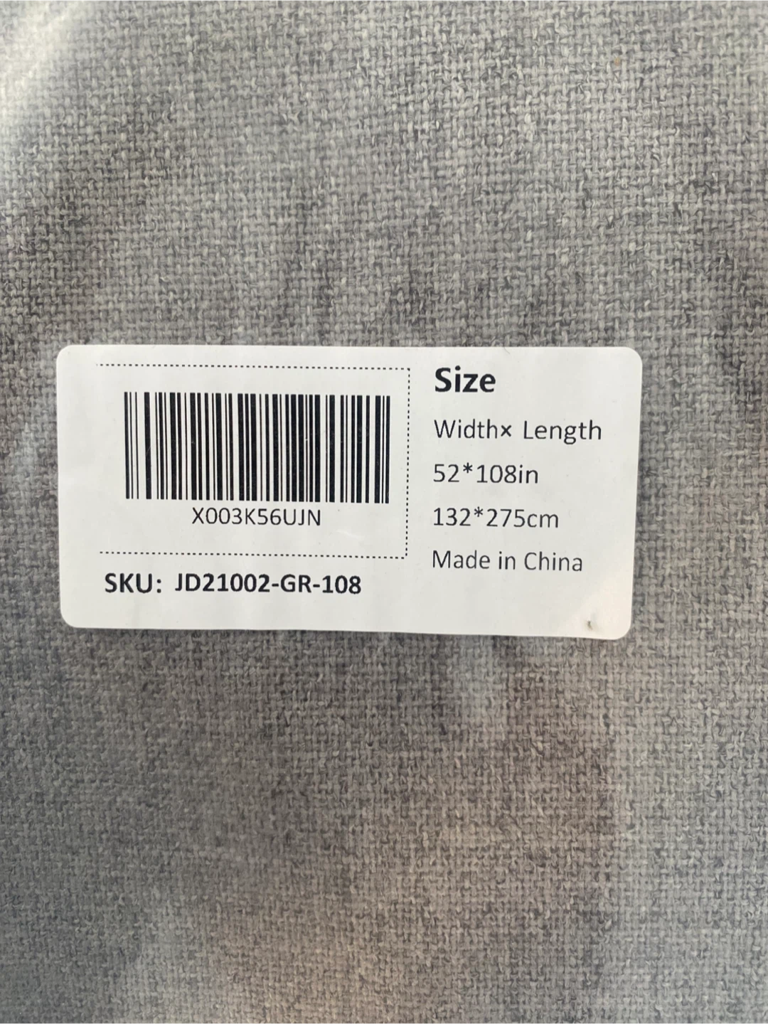 Joydeco Blackout Curtains 52x108 Grey - photo 4