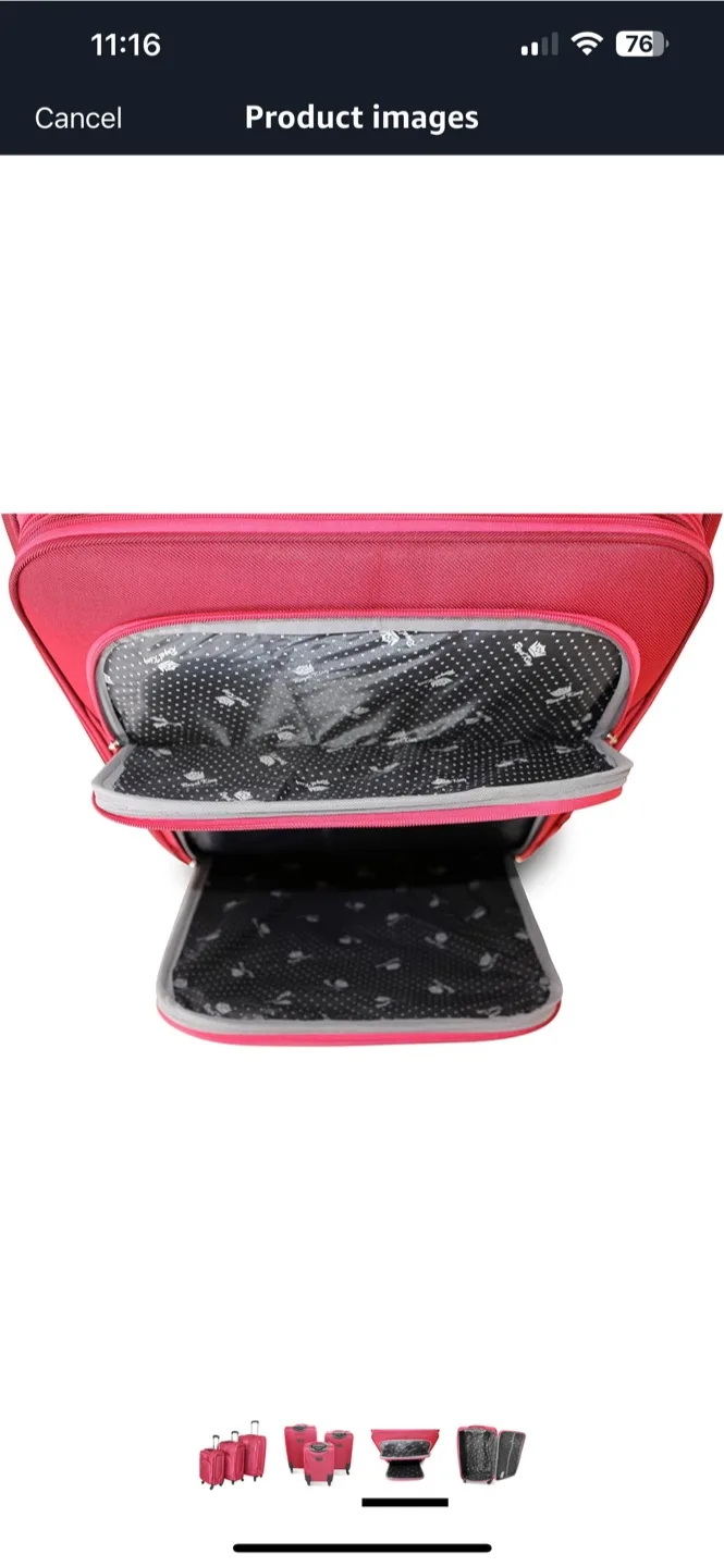 Archibolt 3 Pcs Expandable Softside luggage image indicator(3)