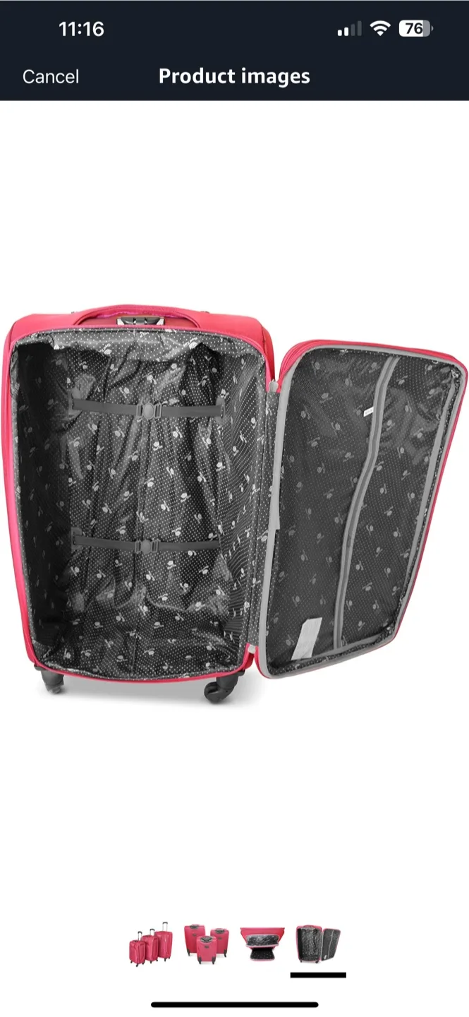 Archibolt 3 Pcs Expandable Softside luggage image indicator(4)