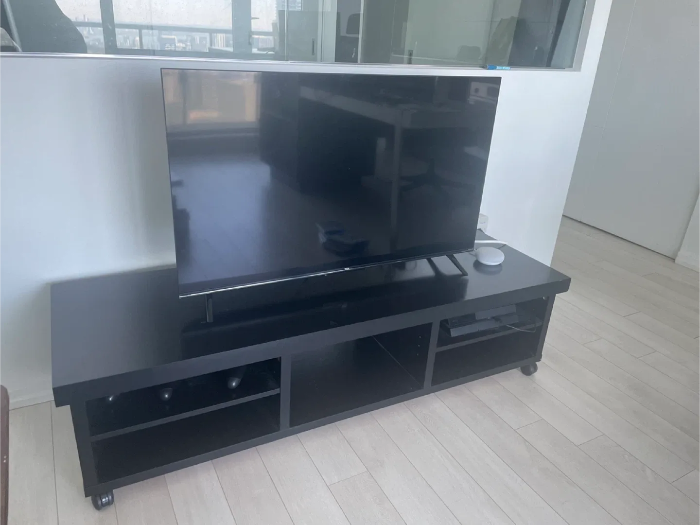 Black TV Stand/Console Table image indicator(3)