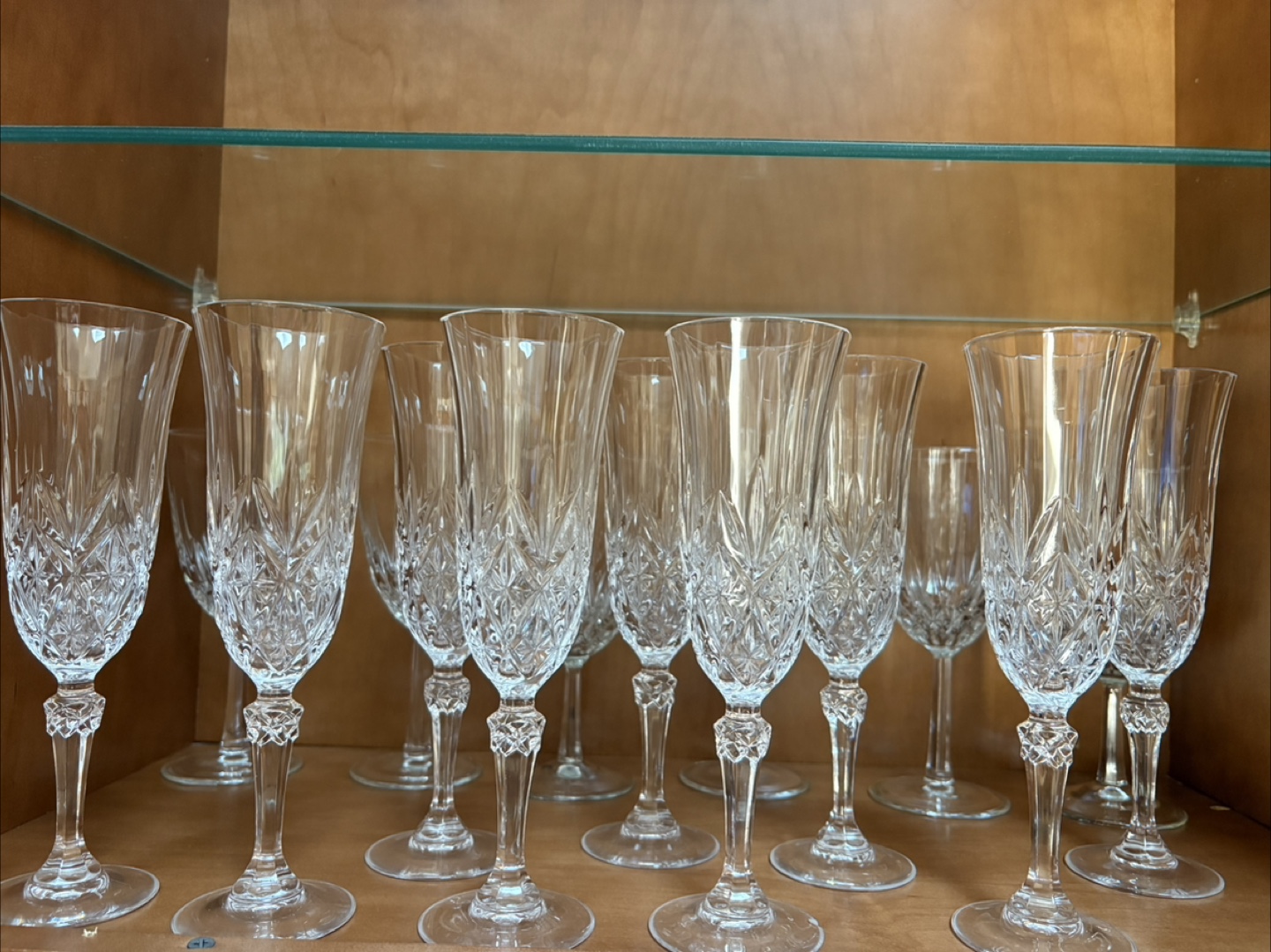 Crystal Champagne Flutes