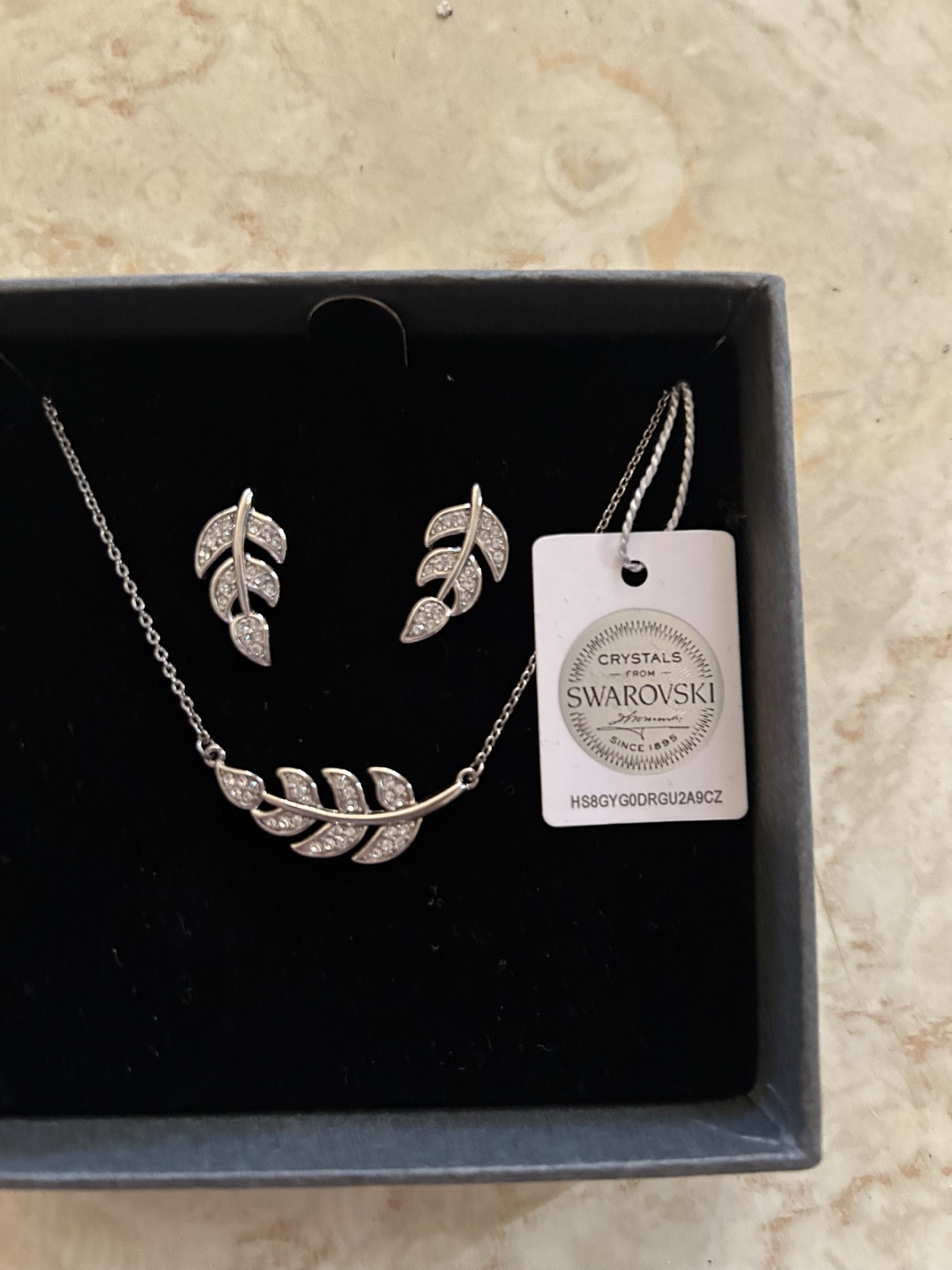 Swarovski Necklace & Earring Set
