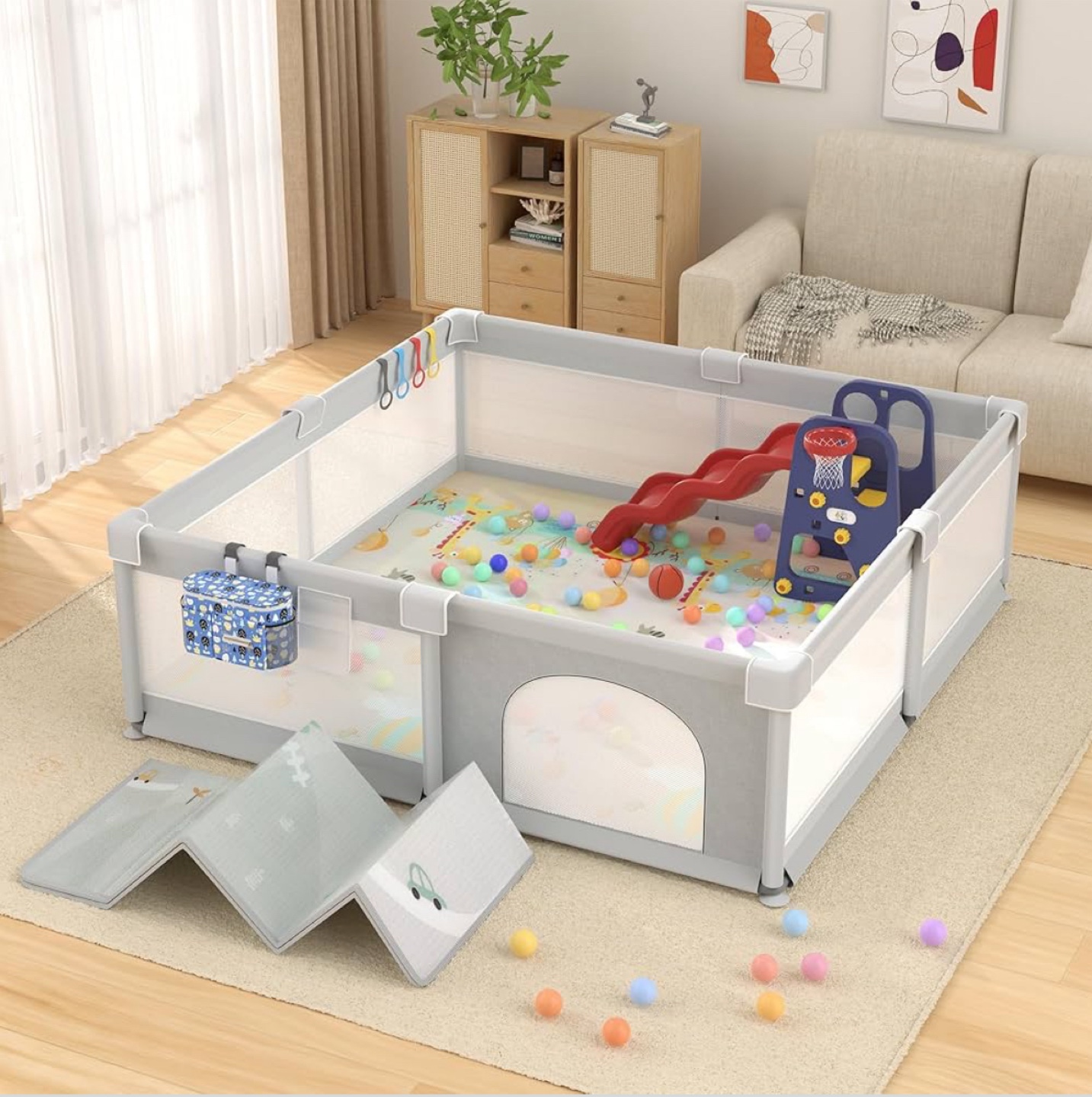 Baby Playpen - 79x71 inch