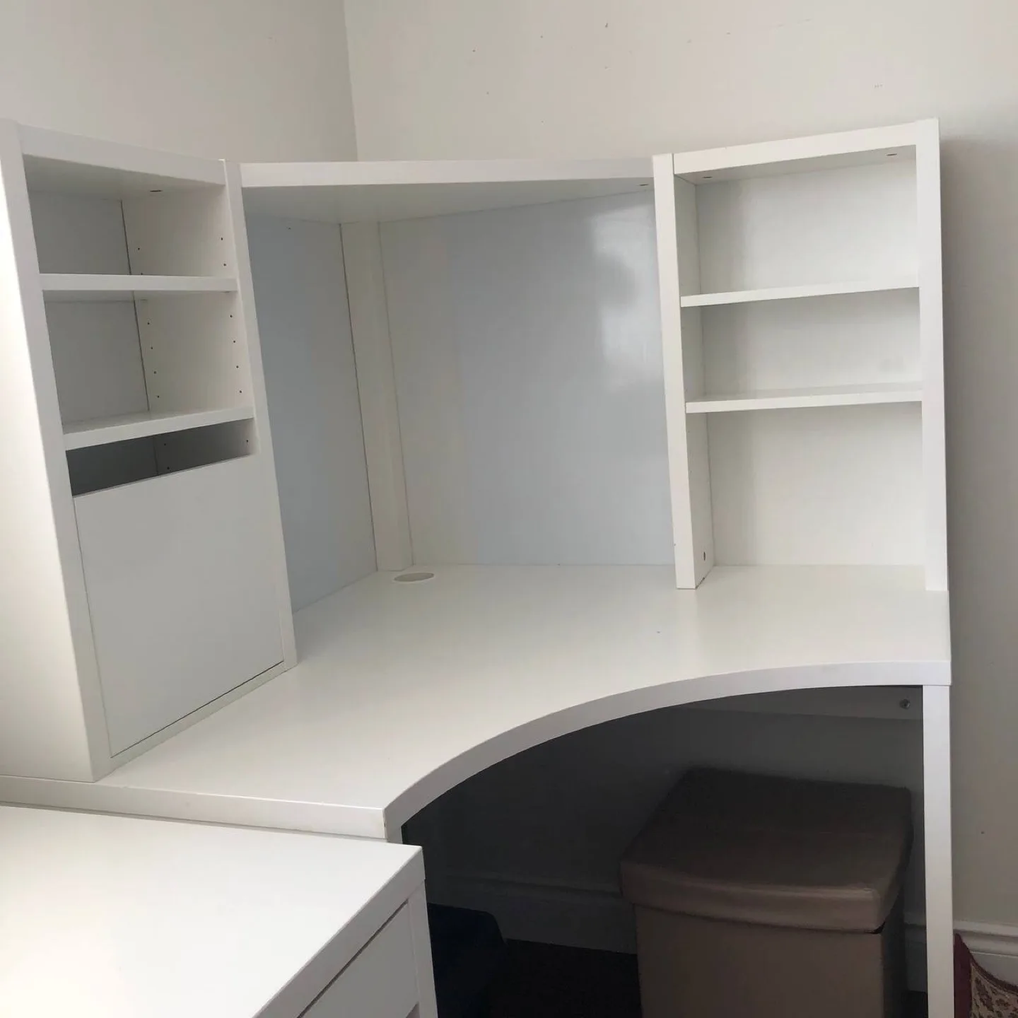 IKEA Corner Desk with Storage and Drawer Unit image indicator(2)