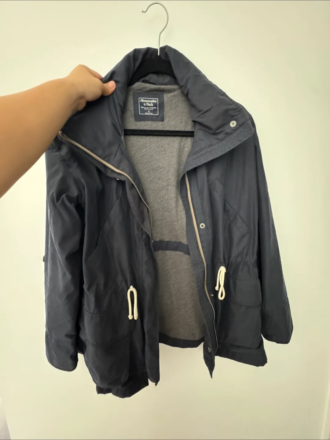 Abercrombie Anorak Jacket - Navy, Small thumbnail