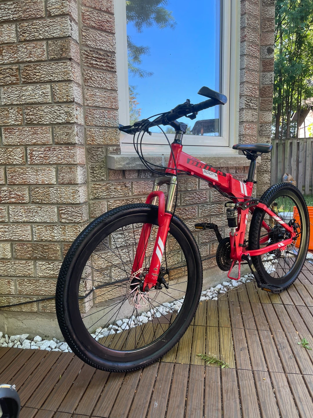26 inch RISK Folding Mountain Bike – Like New,
