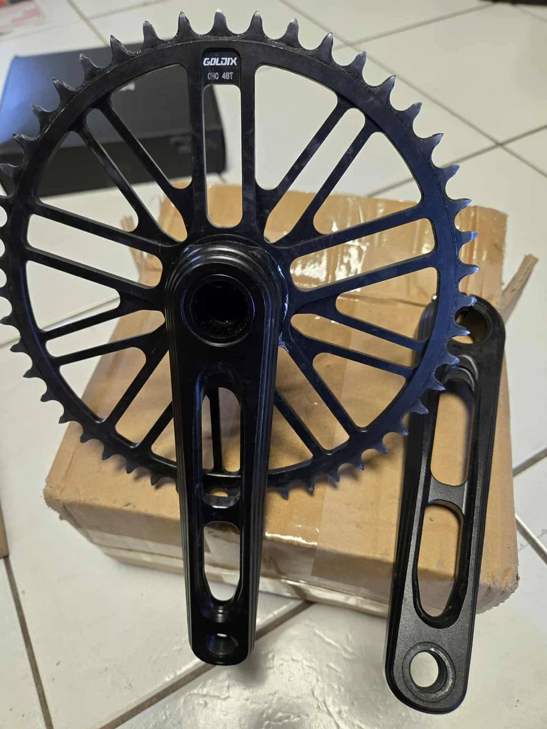 Goldix BMX Crankset 165mm - Black