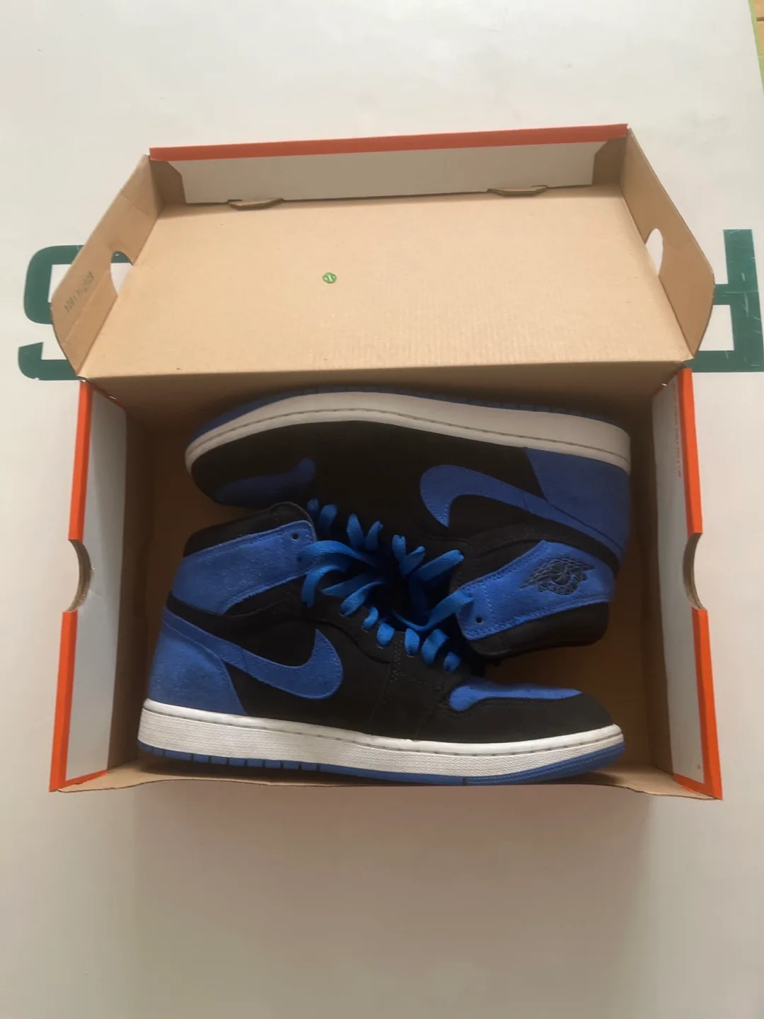 Nike Air Jordan 1 High Black/Blue Size 10.5 image indicator(8)