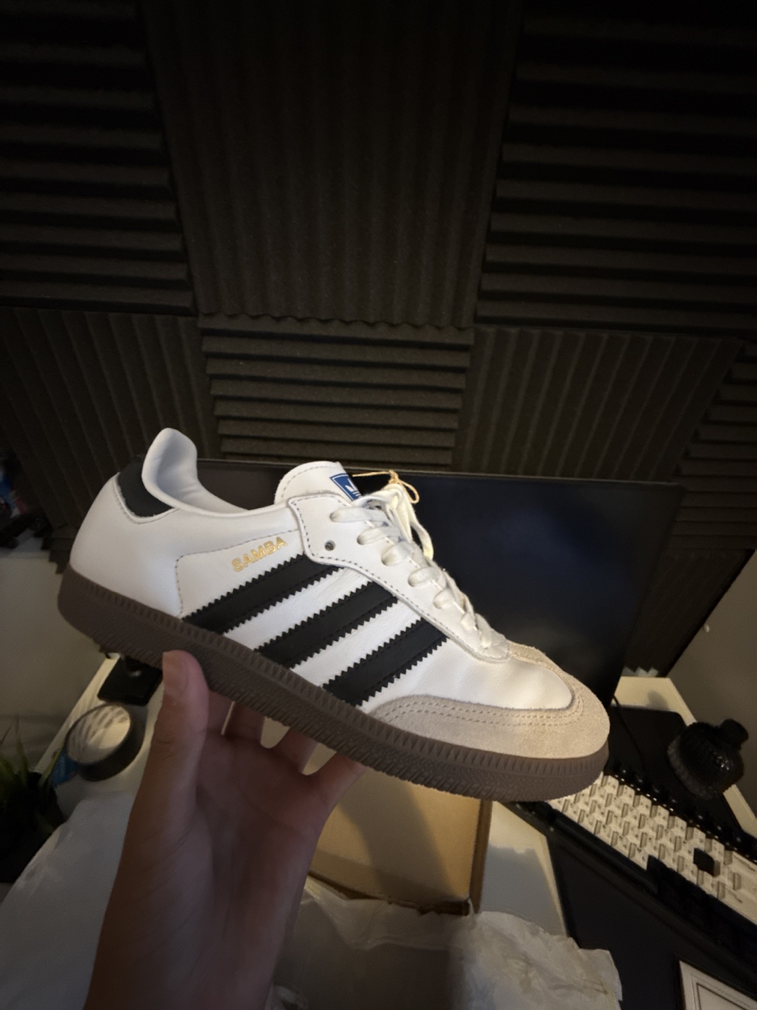 Adidas Samba OG J White/Black Size 6.5 Youth - photo 3