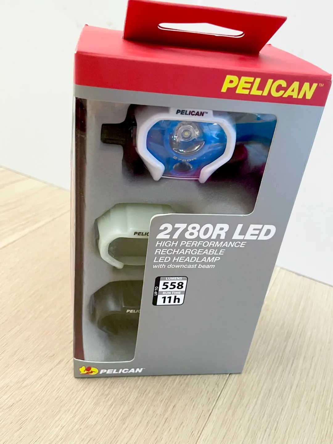 Pelican 2780R LED Headlamp (Black) - New in Box. thumbnail