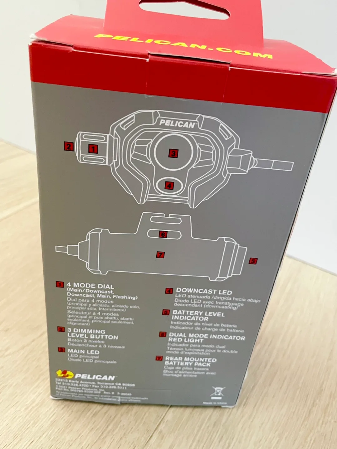 Pelican 2780R LED Headlamp (Black) - New in Box. image indicator(2)