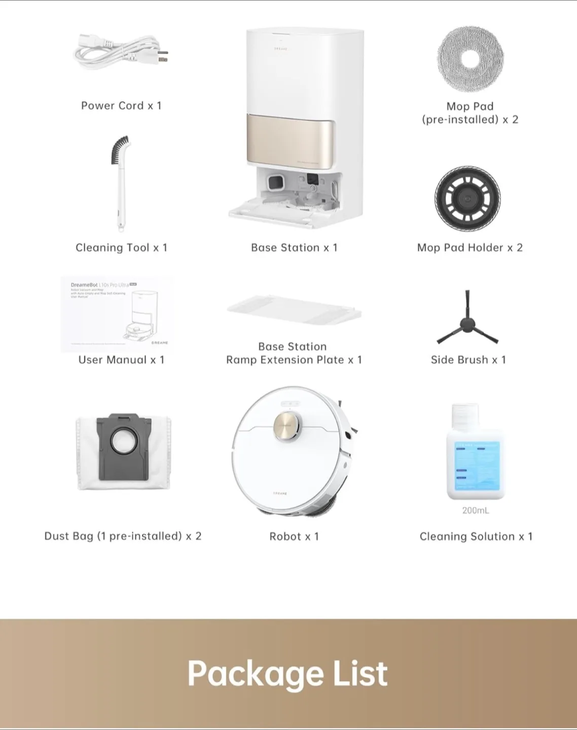 DreameBot L10s Ultra Robot Vacuum image indicator(2)