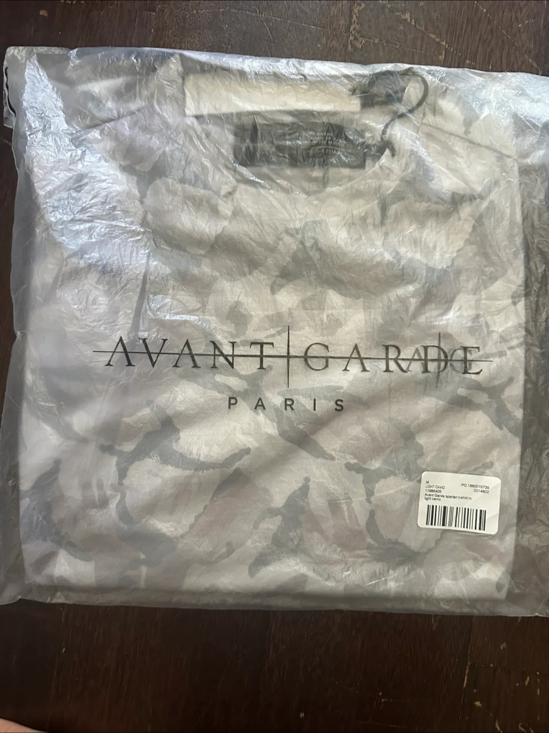 New Avant Garde Paris Camo Gym T-Shirt - Size M