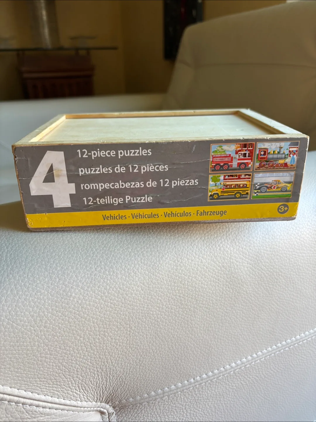 Melissa & Doug 4 Wooden Puzzles - Vehicles thumbnail