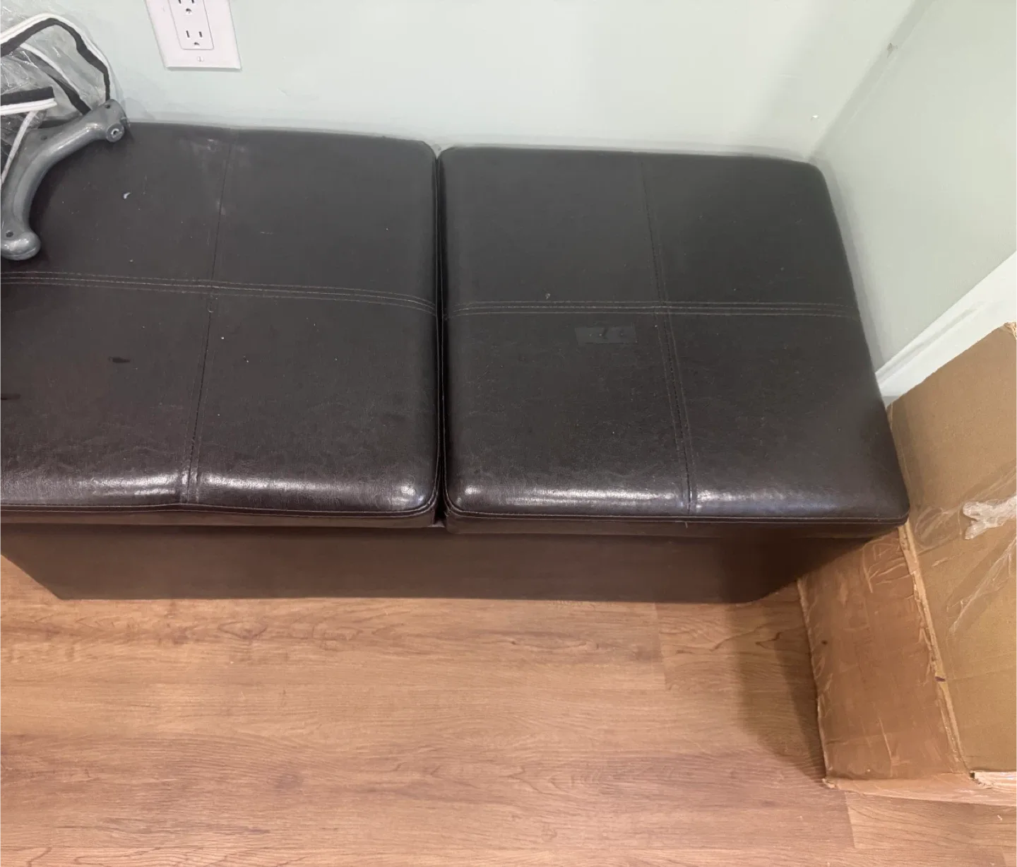 Storage Ottoman Bench - Brown thumbnail