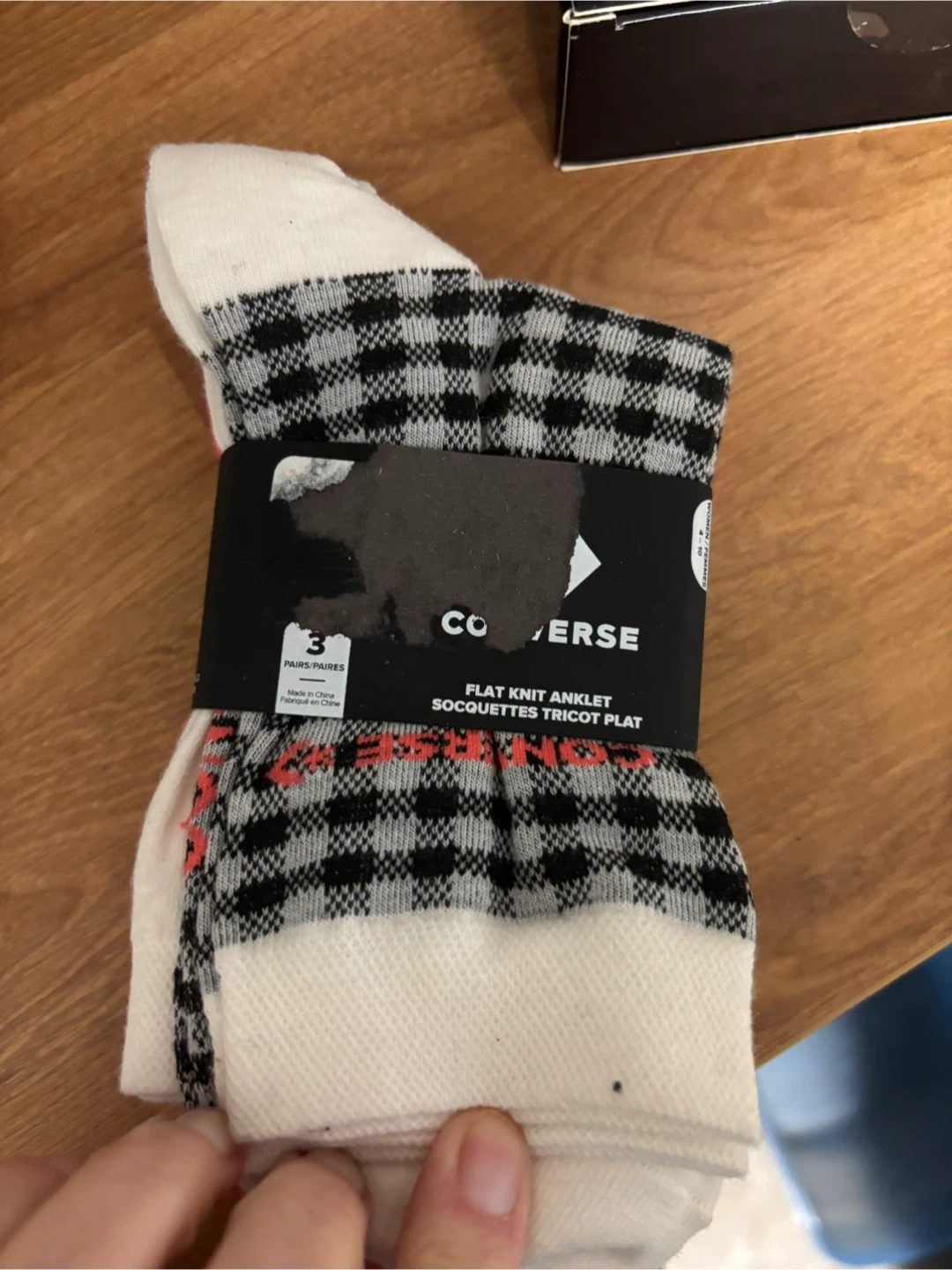 Converse Flat Knit Ankle Socks - 3 Pairs