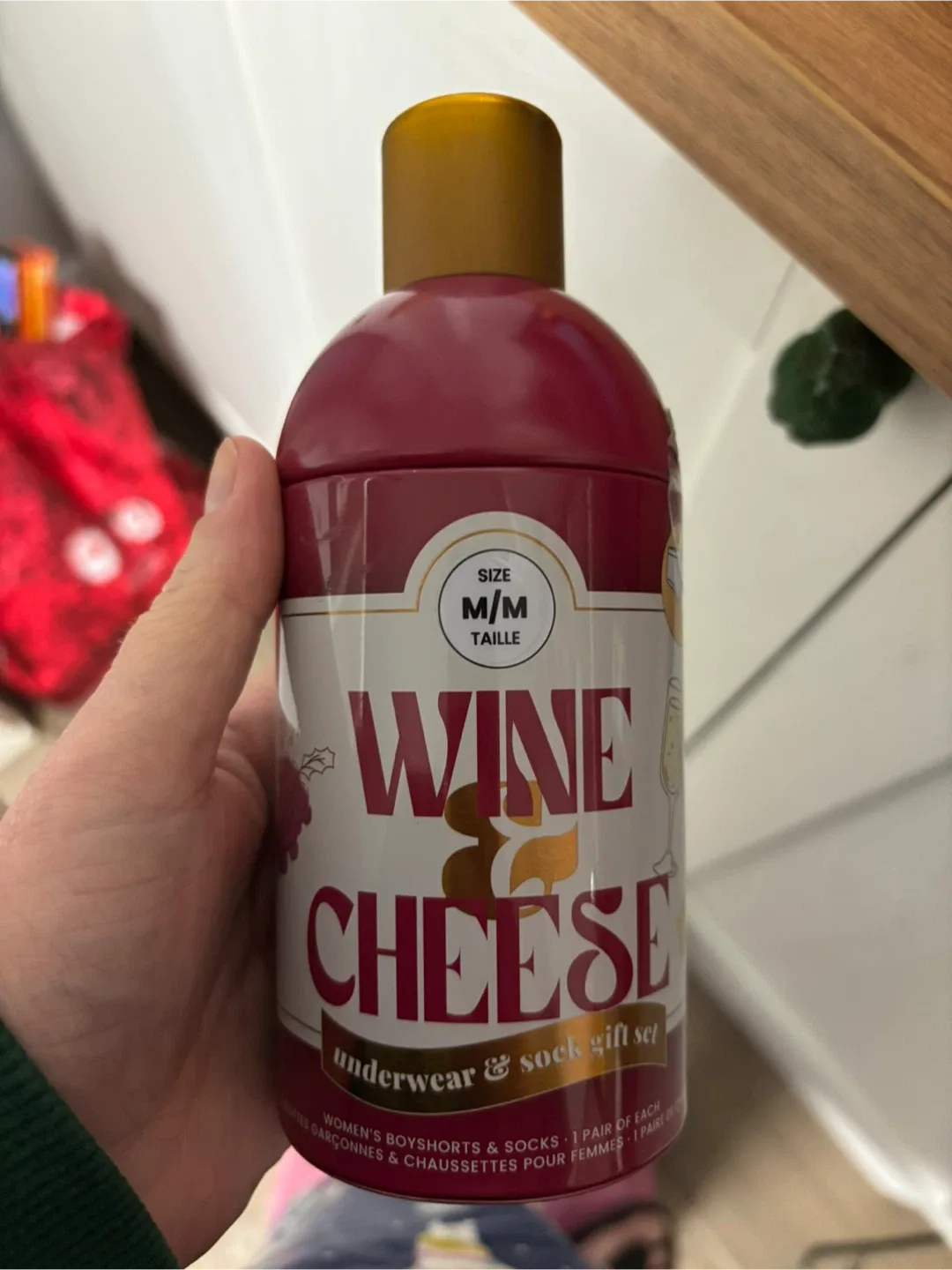 Wine & Cheese Underwear & Sock Gift Set - M/M thumbnail