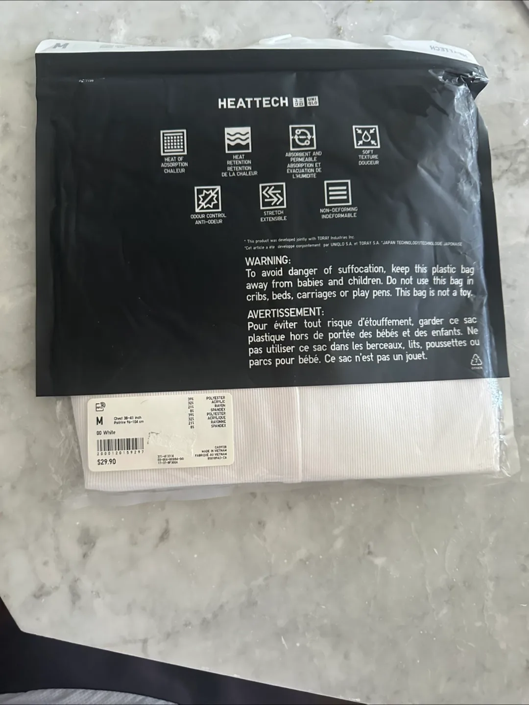 UNIQLO HEATTECH Alexander Wang L/S Top - M - New image indicator(2)